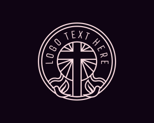 Holy - Cross Christian Church logo design