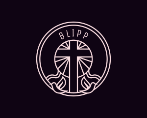 Cross Christian Church logo design