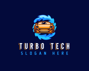 Turbo - Detailing Car Automotive logo design