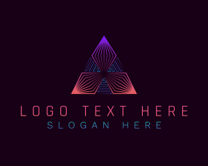 Triangle - Luxury Architecture Pyramid logo design