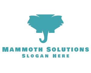 Mammoth - Wild Elephant Jungle logo design