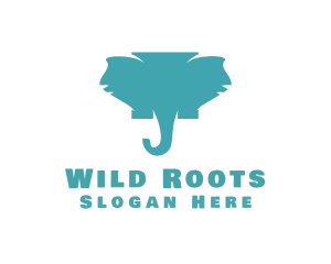 Wild Elephant Jungle logo design