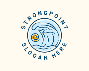 Sea Wave Sun Logo