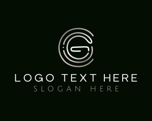 Letter Gj - Industrial Steel Fabrication Letter G logo design