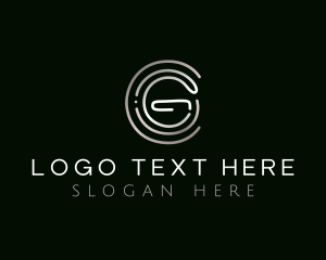 Industrial Steel Fabrication Letter G Logo