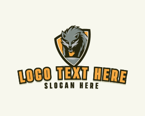 Wild Wolf Character logo design