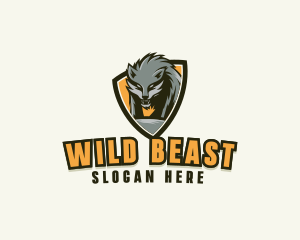 Wild Wolf Character logo design