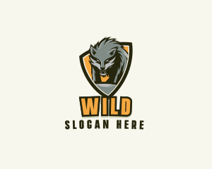 Wild Wolf Character logo design