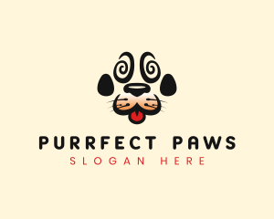 Dog Pet Paw logo design