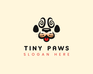 Dog Pet Paw logo design