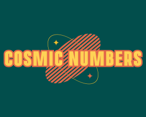 Retro Cosmic Star logo design