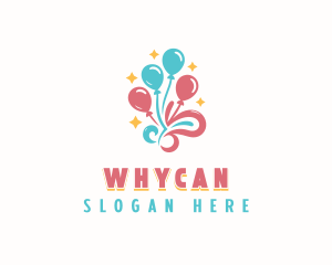 Venue - Birthday Party Balloons logo design