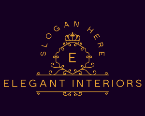 Decorative Royal Boutique logo design