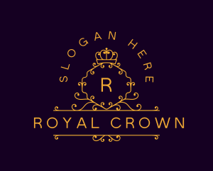 Decorative Royal Boutique logo design