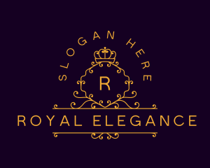 Decorative Royal Boutique logo design