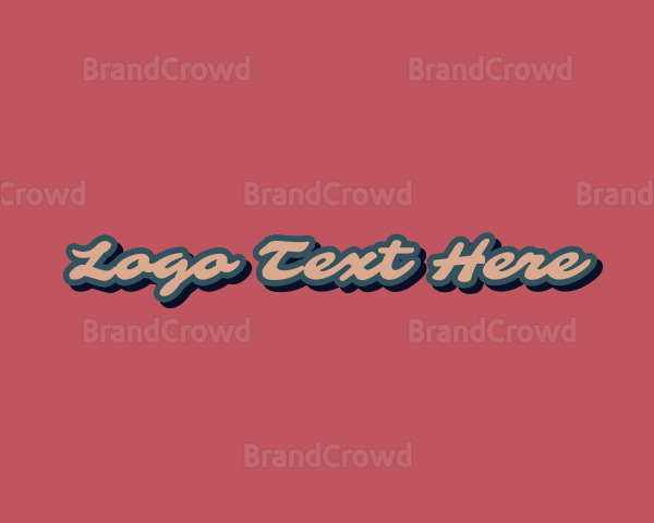 Cursive Retro Business Logo