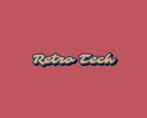 Cursive Retro Business logo design