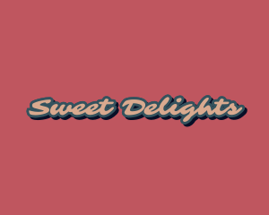 Cursive Retro Business logo design