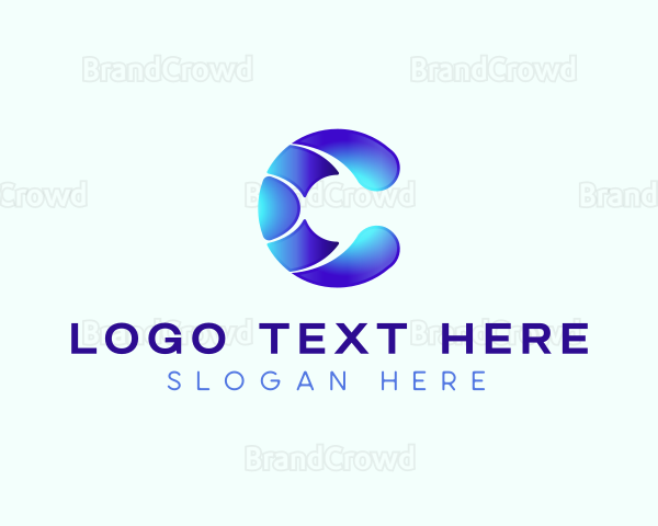 Modern Business Letter C Logo