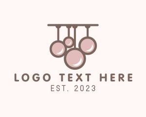 Antique - Hanging Light Bulbs logo design