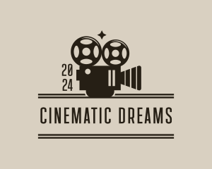 Cinema Film Reel logo design