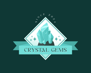 Crystal Gem Jeweler logo design