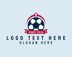 Championship - Soccer Ball Banner logo design