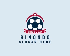 Banner - Soccer Ball Banner logo design