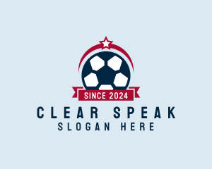 Soccer Ball Banner logo design