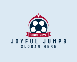 Soccer Ball Banner logo design