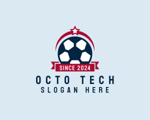 Soccer Ball Banner logo design