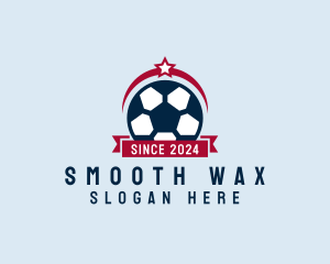 Soccer Ball Banner logo design