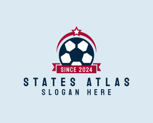 Soccer Ball Banner logo design