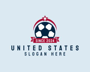 Soccer Ball Banner logo design