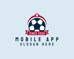 Club - Soccer Ball Banner logo design