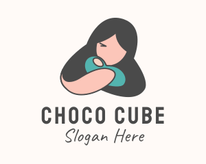 Midwife - Woman Baby Childcare logo design