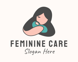 Gynecology - Woman Baby Childcare logo design