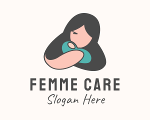 Gynecologist - Woman Baby Childcare logo design