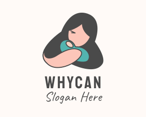 Doula - Woman Baby Childcare logo design