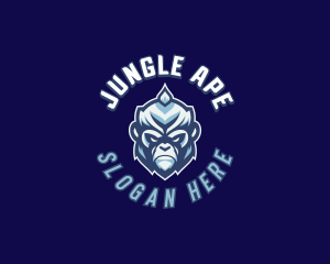 Chimpanzee Ape Esports logo design