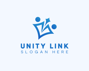 Unity Goal People logo design