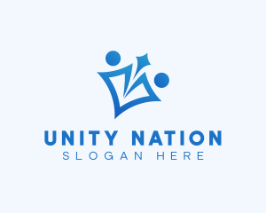 Unity Goal People logo design