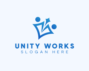 Unity Goal People logo design