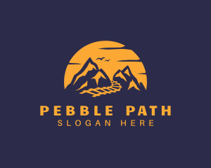 Mountain Scenery Railroad logo design