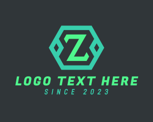 Software - Modern Hexagon Letter Z logo design