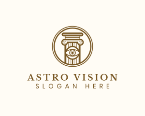 Eye Vision Pillar logo design