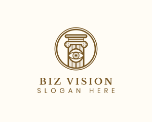 Eye Vision Pillar logo design