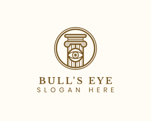 Eye Vision Pillar logo design