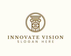 Eye Vision Pillar logo design