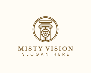 Eye Vision Pillar logo design